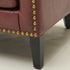 Logan Faux Leather Tufted Loveseat | Fabric Loveseat Couch | Kinwell Furniture | Modern Loveseats & Comfortable Loveseat Sofa Couches